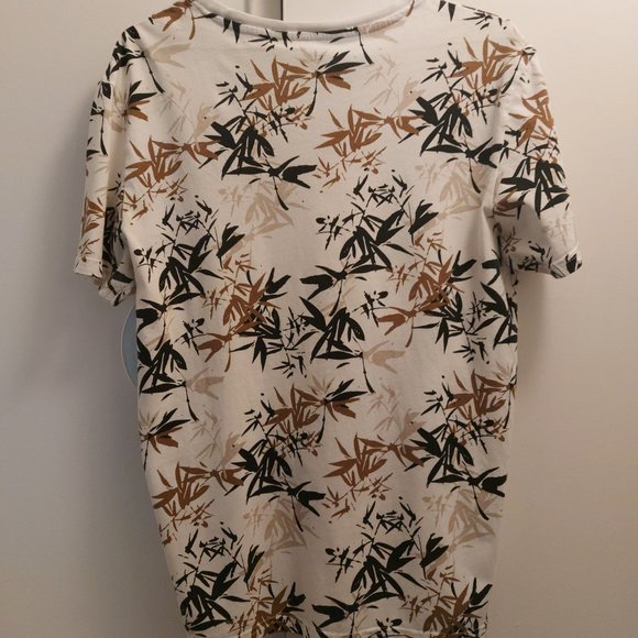 Le Chateau Leaf Print cotton shirt - Picture 3 of 3